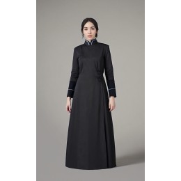 設計黑色聖詩袍     訂製長款聖詩袍   受洗禮  收腰设计  聖詩袍供應商   CHR030 設計黑色聖詩袍     訂製長款聖詩袍   受洗禮  收腰设计  聖詩袍供應商   CHR030